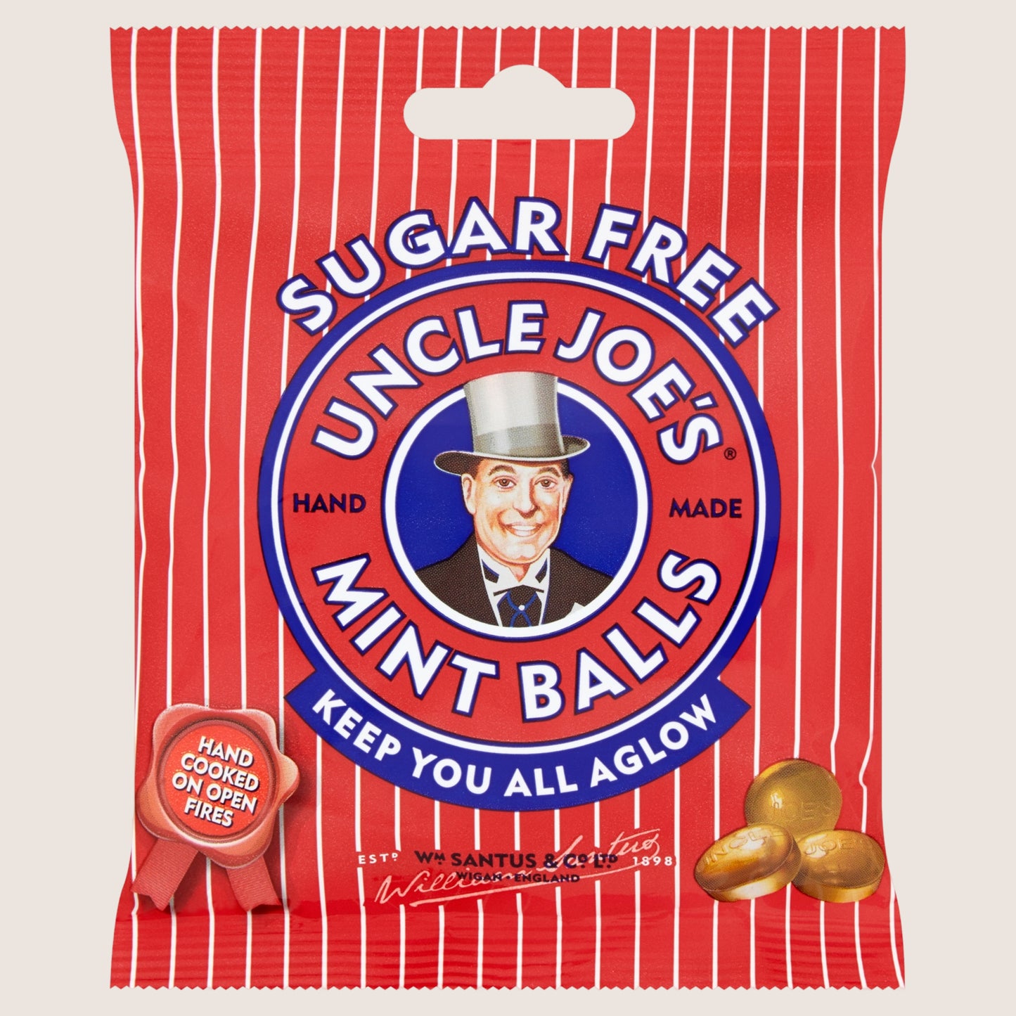 Uncle Joe's Sugar Free Mint Balls 60g