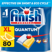 Finish Quantum All In One Dishwasher Tablets Lemon - 80 Tabs