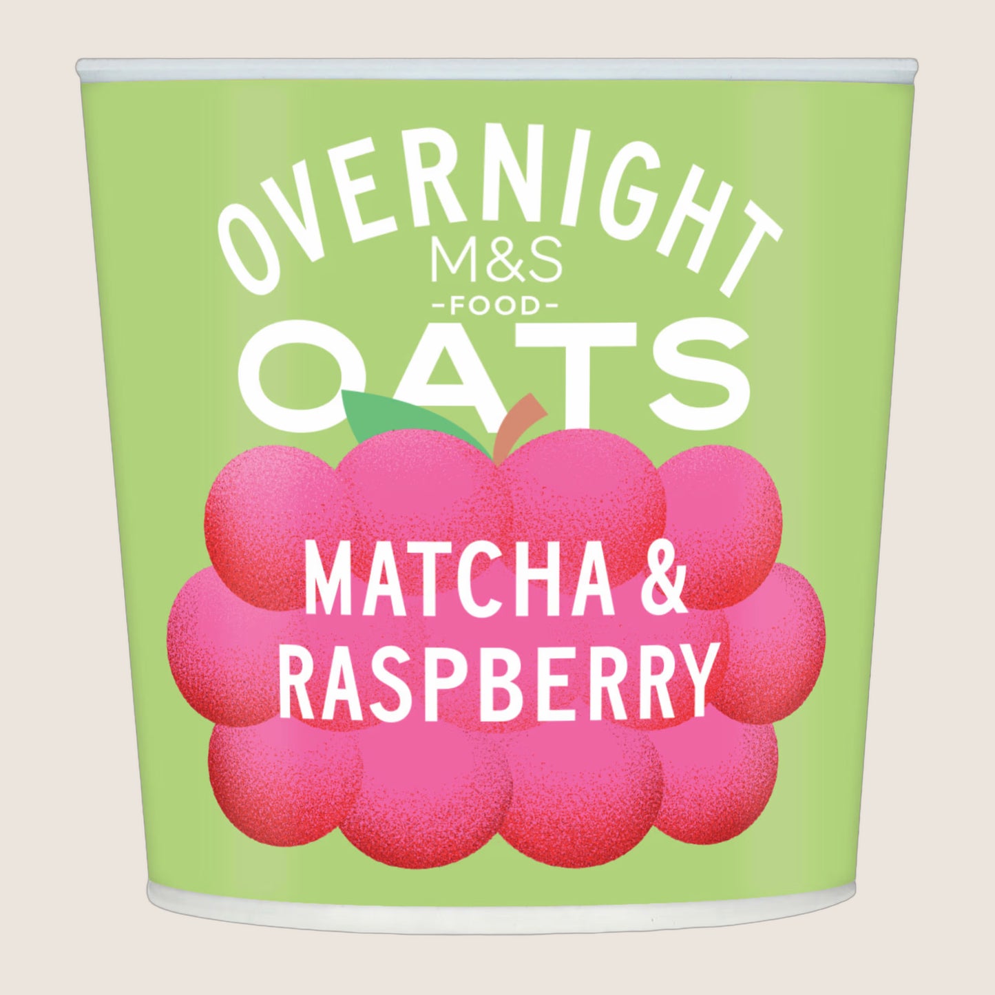 M&S Overnight Oats Matcha And Raspberry 70 g