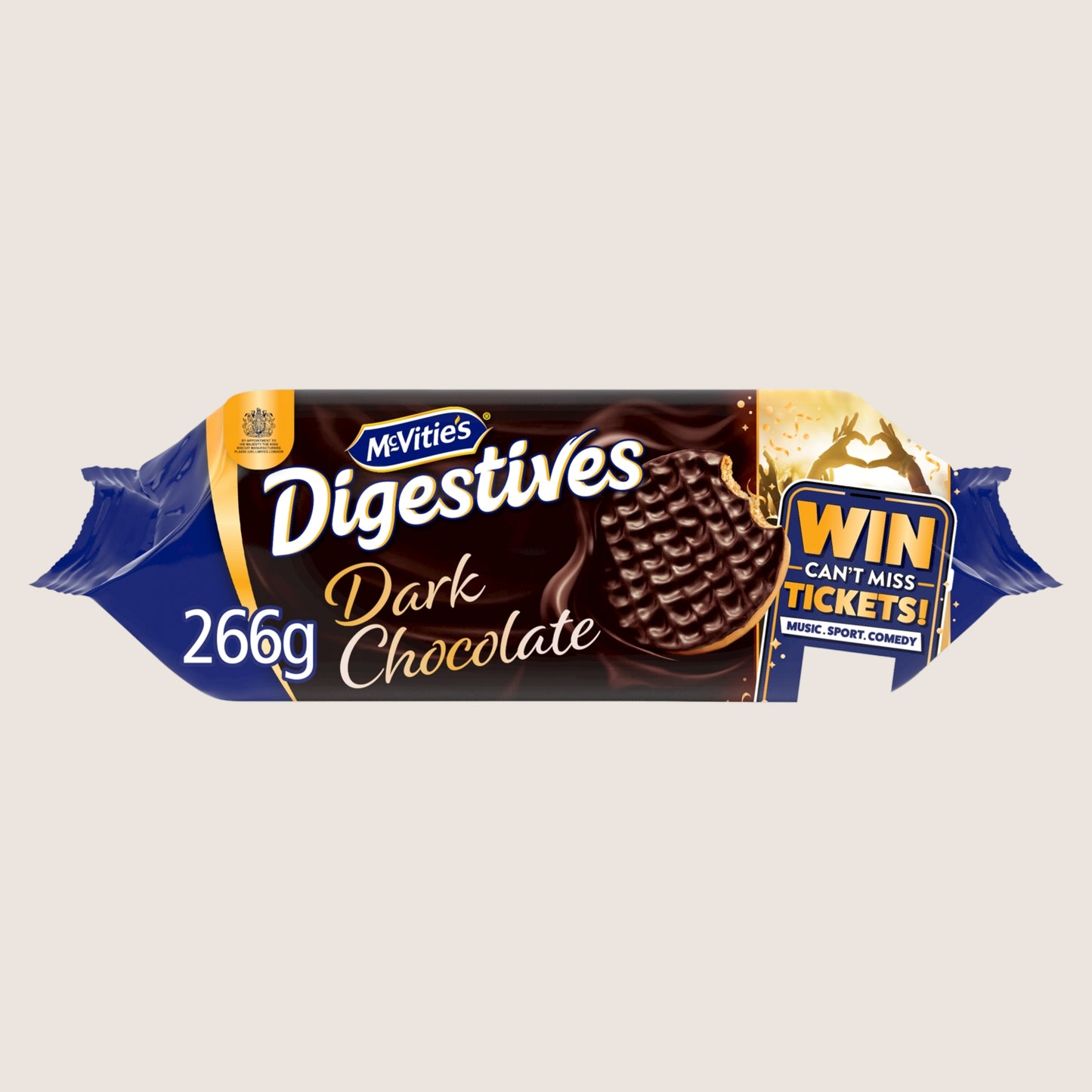 McVitie's Dark Chocolate Digestive Biscuits Dark Chocolate 266g