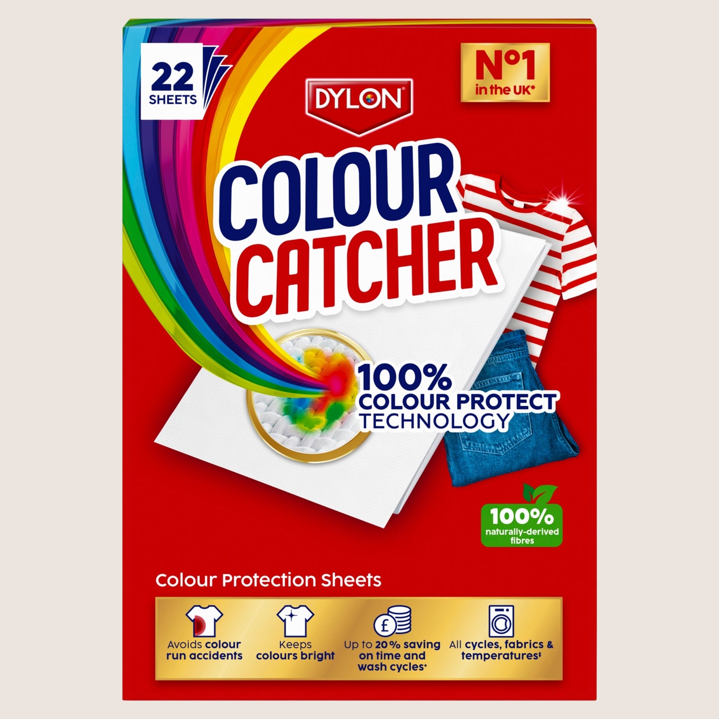 Dylon Colour Catcher Protection 22 Laundry Sheets Colour Protect