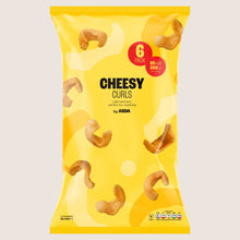 ASDA Cheesy Curls No Artificial Additives 6 x 16g
