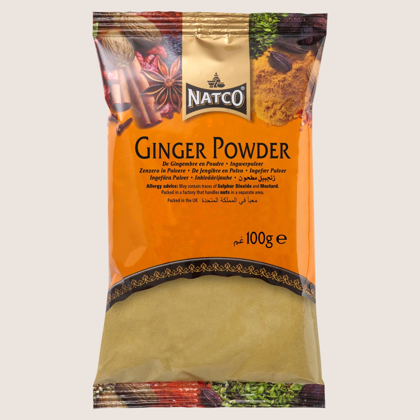 Natco Ginger Powder No Artificial Additives 100g