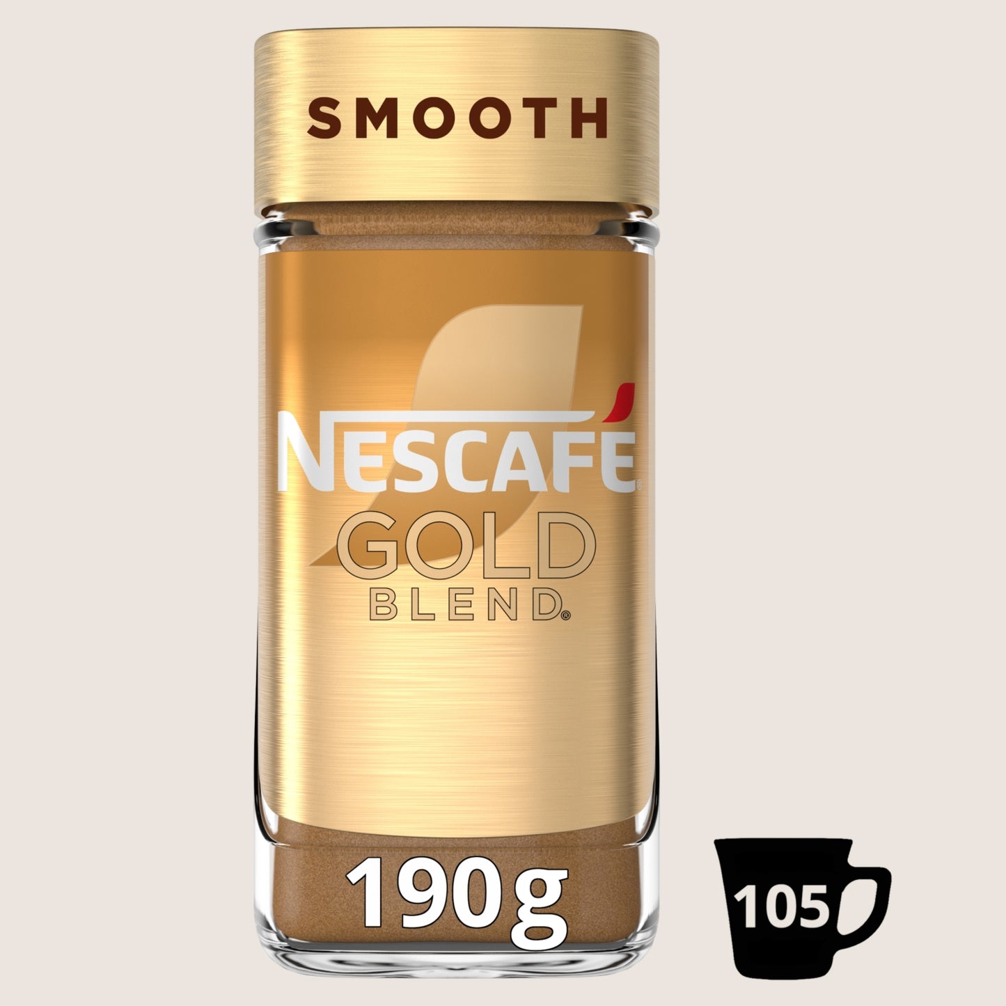 Nescafé Gold Blend Smooth Instant Coffee Smooth Blend 190g