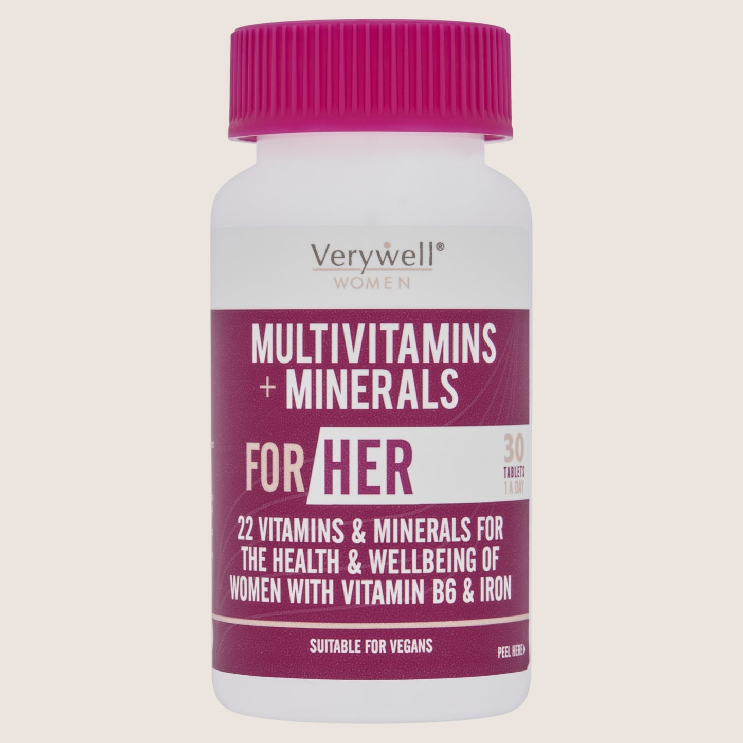 Verywell Women Multivitamins + Minerals for Her 1 A Day 30 Tablets