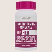 Verywell Women Multivitamins + Minerals for Her 1 A Day 30 Tablets