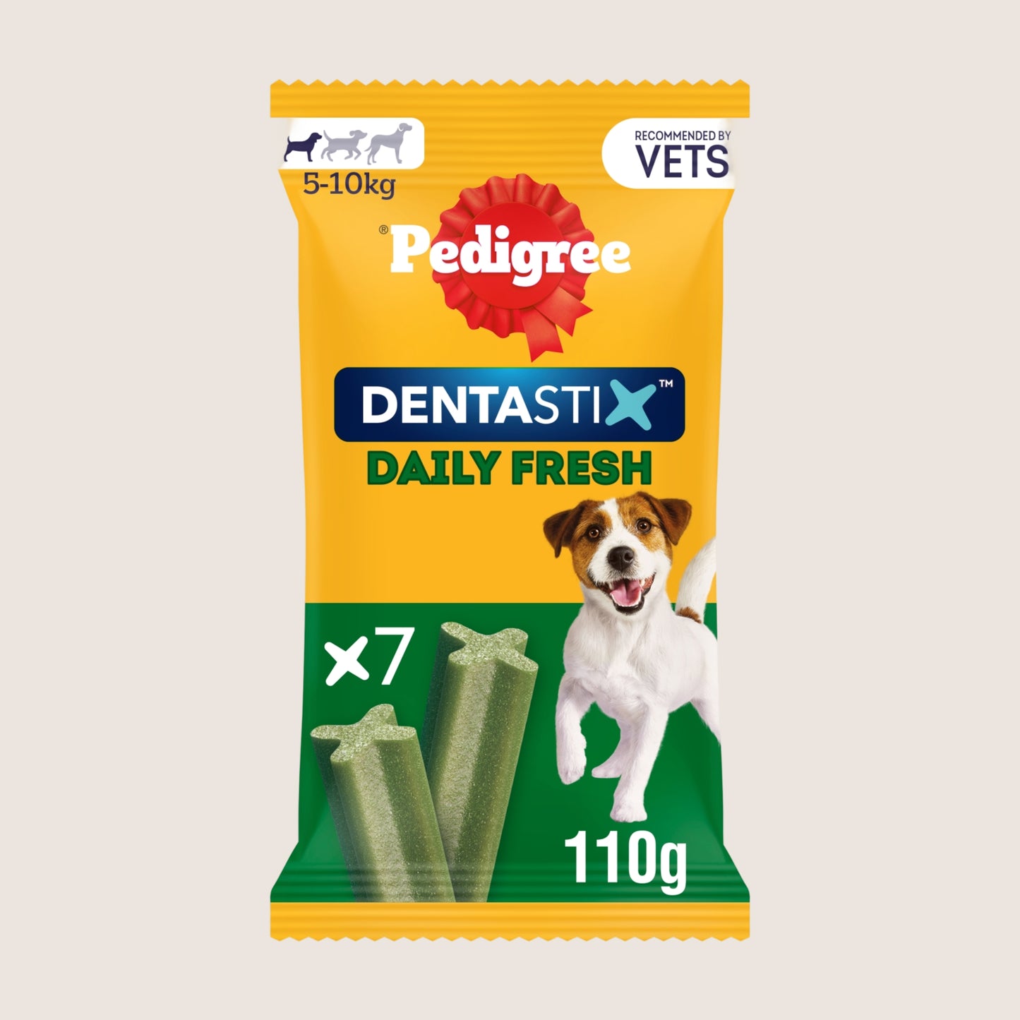 Pedigree DENTASTIX™ Fresh Daily Dental Chews Small Dog Treat 7 Sticks Dental Care