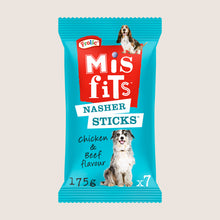 Misfits Nasher Sticks Adult Medium Dog Treats with Chicken and Beef No Artificial Additives 170g