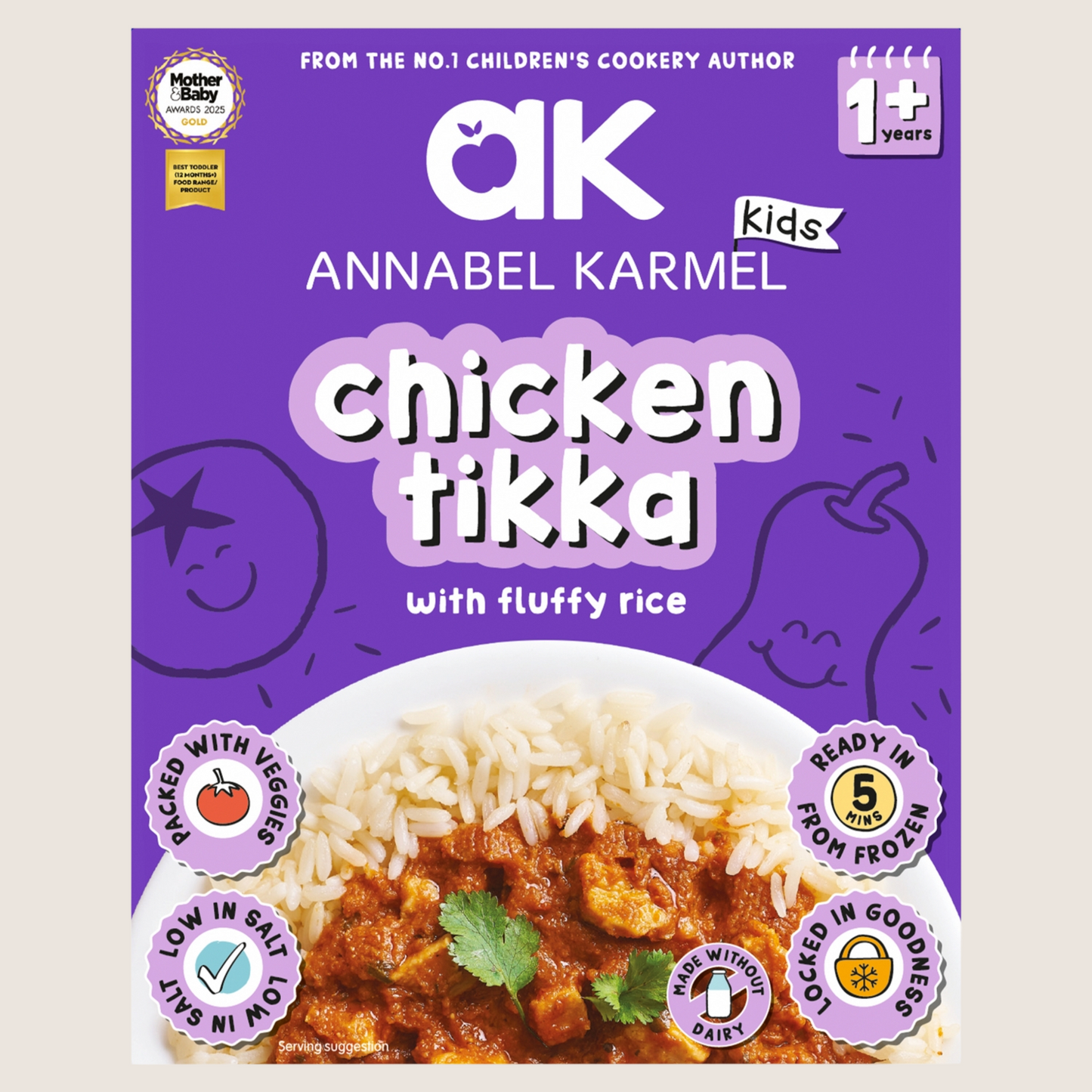 Annabel Karmel Chicken Tikka with Fluffy Rice 1+ Years No Artificial Additives 200g