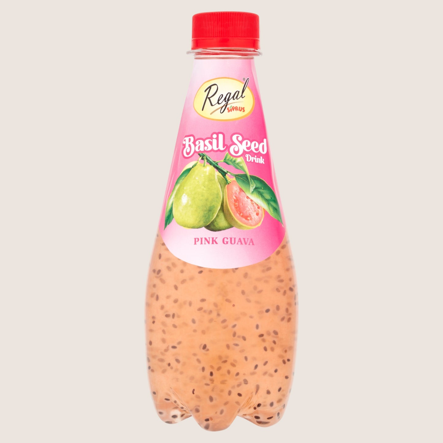 Regal Siprus Basil Seed Drink Pink Guava Refreshing 320ml