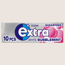 Wrigley's Extra White Bubblemint Sugarfree Chewing Gum 10 Pieces