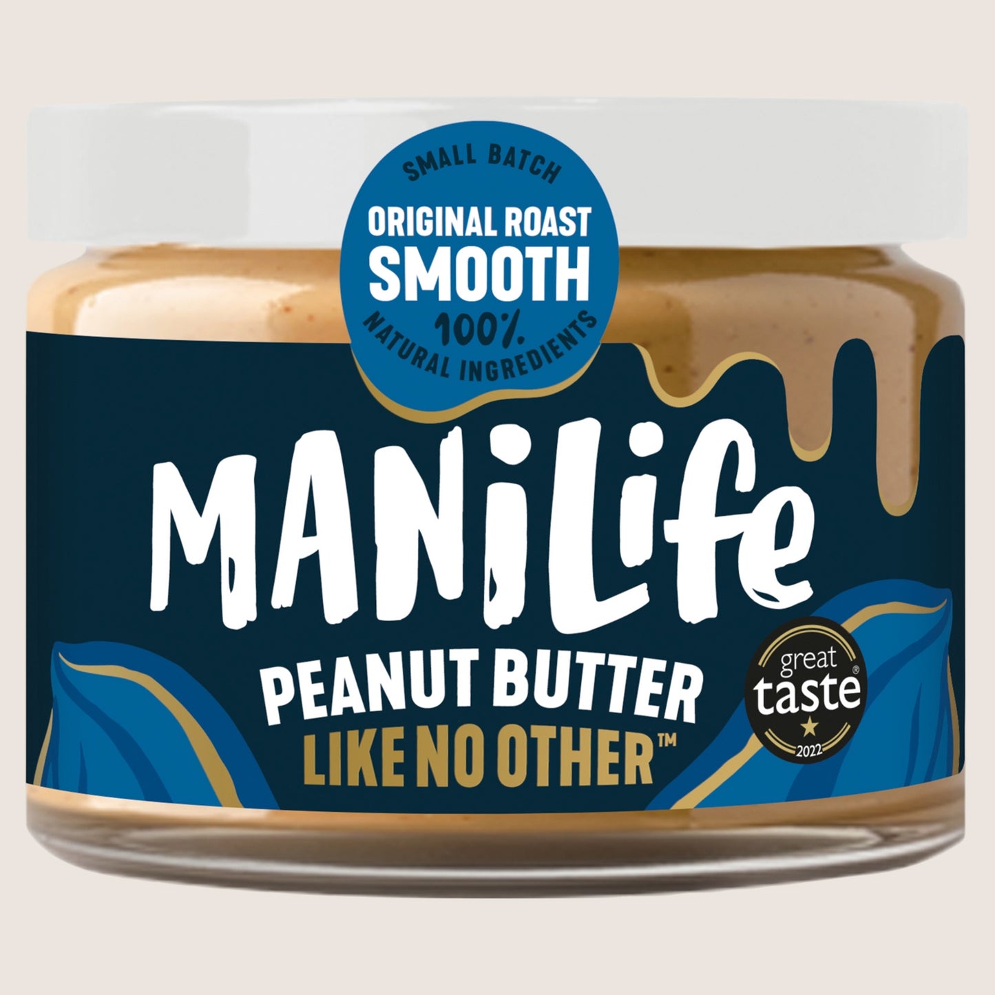 Manlife Original Roast Smooth Peanut Butter No Added Sugar 275g