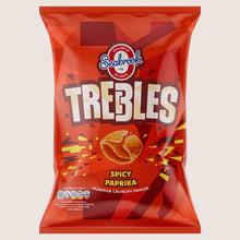 Seabrook Trebles Spicy Paprika Flavour Crunchy Snacks Gluten Free 120g