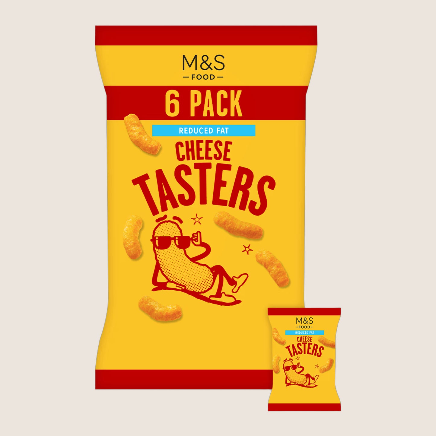 M&S Reduced Fat Cheese Tasters Multipack 114 g