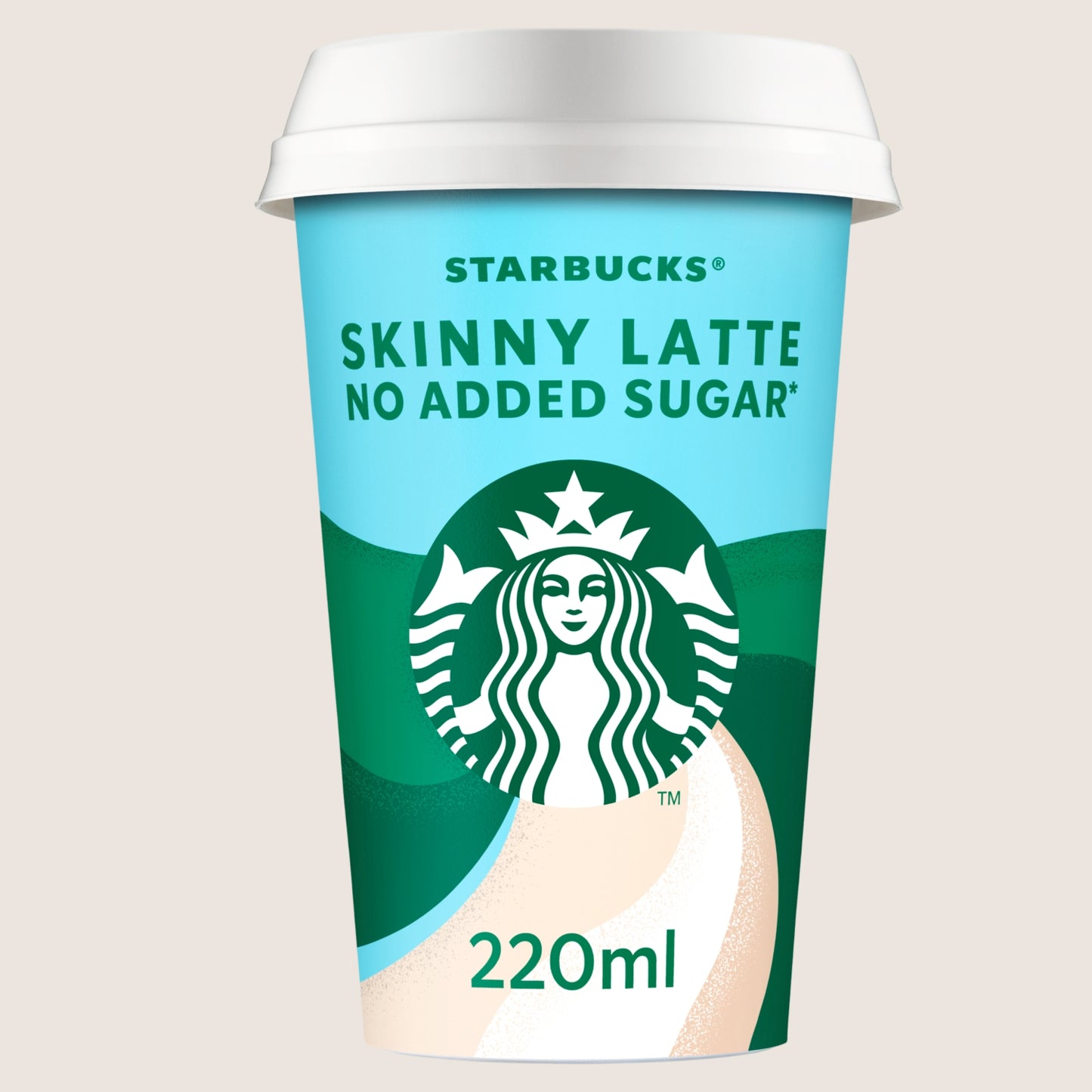 Starbucks Skinny Latte Lactose Free Iced Coffee No Artificial Additives 220ml