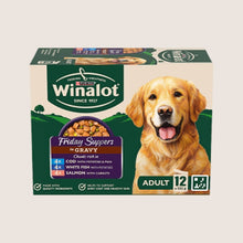Winalot Friday Suppers Mixed in Gravy Wet Dog Food With Omega Oils 12x100g