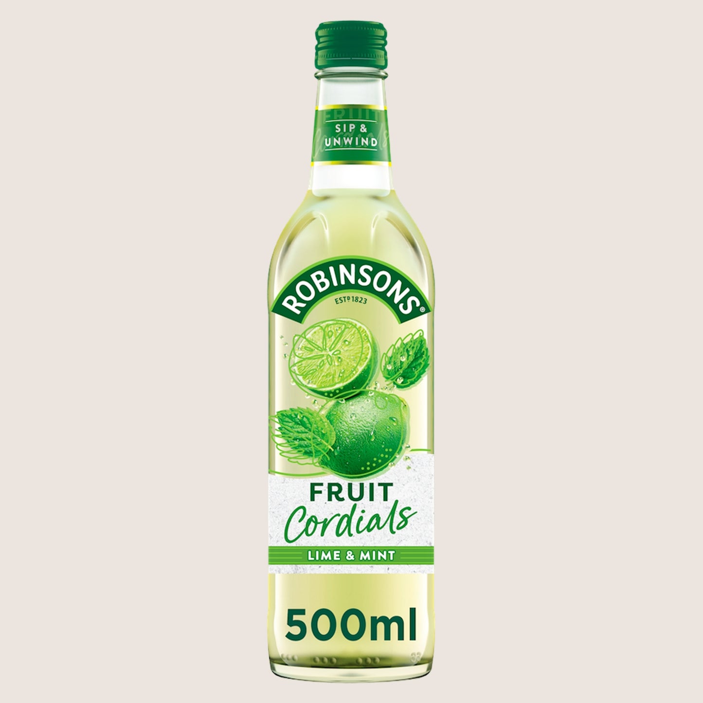 Robinsons Lime & Mint Fruit Cordial Refreshing 500ml