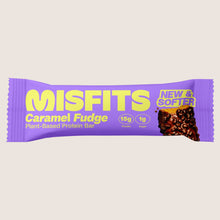 Misfits Caramel Fudge Flavour Plant-Based Protein Bar Protein 50g