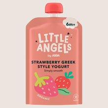 LITTLE ANGELS by ASDA Organic Strawberry Greek Style Yogurt 6+M 90g