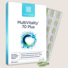 Healthspan MultiVitality® 70 Plus Vegan Friendly 120 tablets