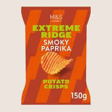 M&S Extreme Ridge Smoky Paprika Potato Crisps 150 g