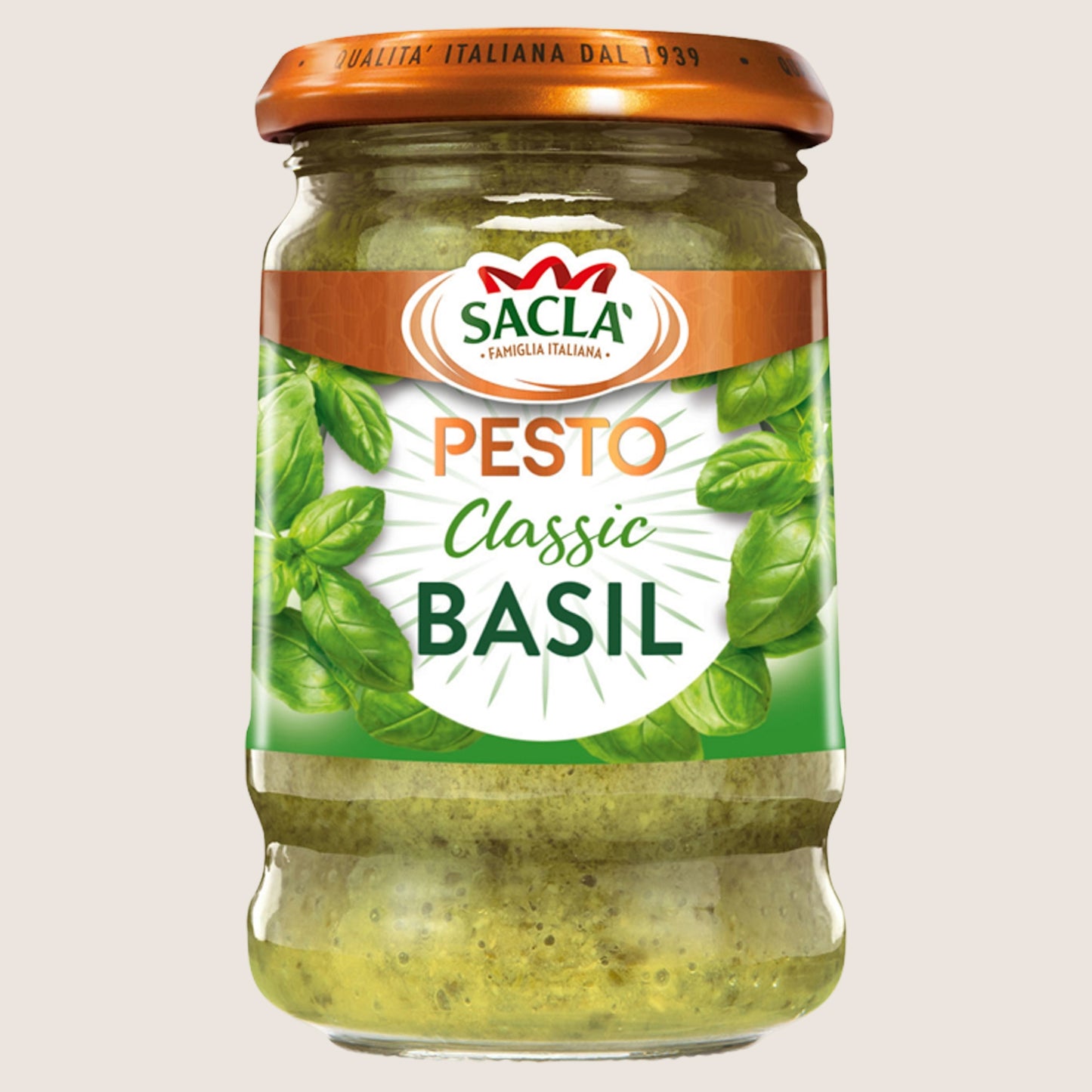 Sacla Pesto Classic Basil No Artificial Additives 190g