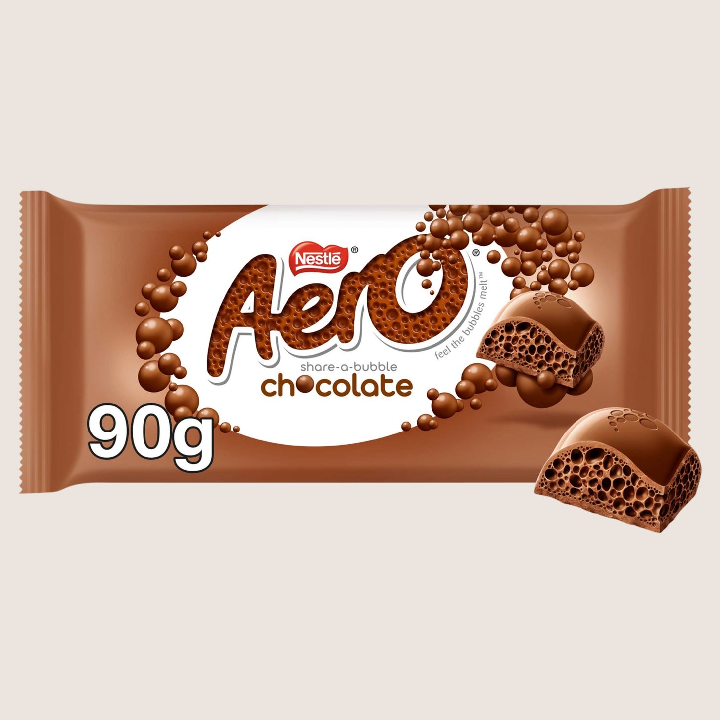 Aero Milk Chocolate Sharing Bar 90g