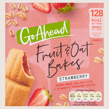 Go Ahead Strawberry Fruit and Oat Bakes Snack Bars Multipack , Vitamin Fortified 6 x 35g
