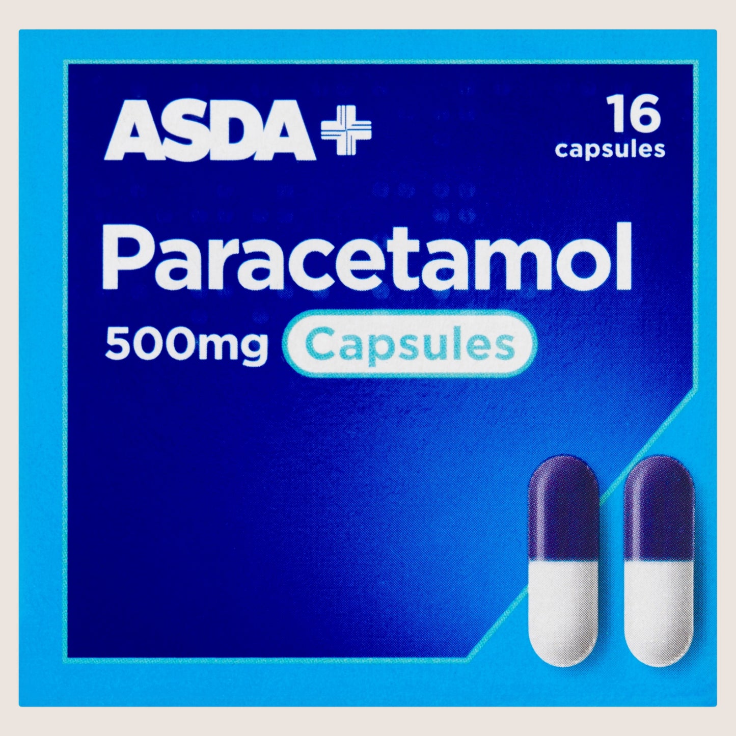 ASDA 16 Paracetamol 500mg Capsules