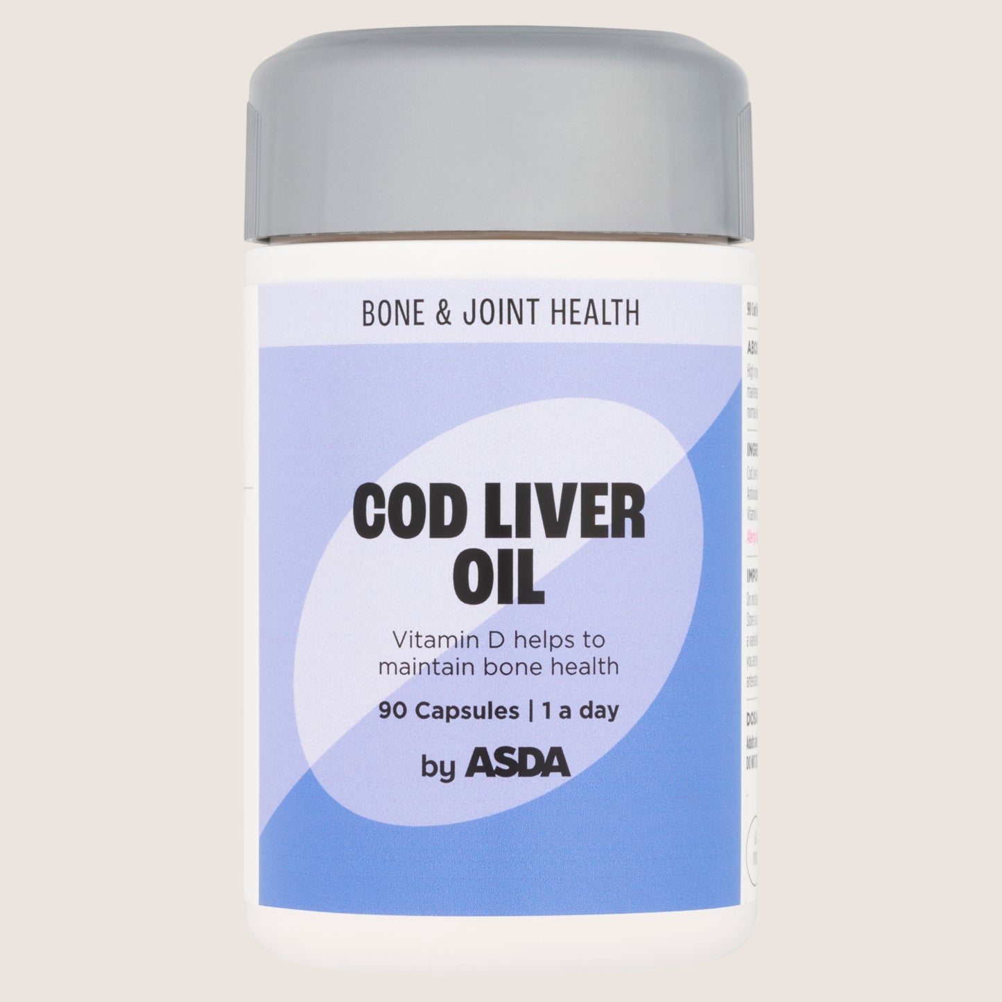 ASDA Bone & Joint Health 1 a day Cod Liver Oil 90 Capsules