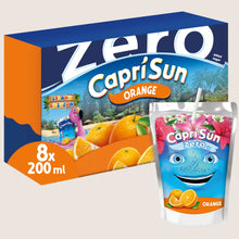 Capri Sun Zero Orange Kids' Juice Drink No Added Sugar 8 x 200ml