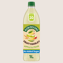 Robinsons Fruit & Barley with Vitamins Apple & Pear Squash No Added Sugar 1L