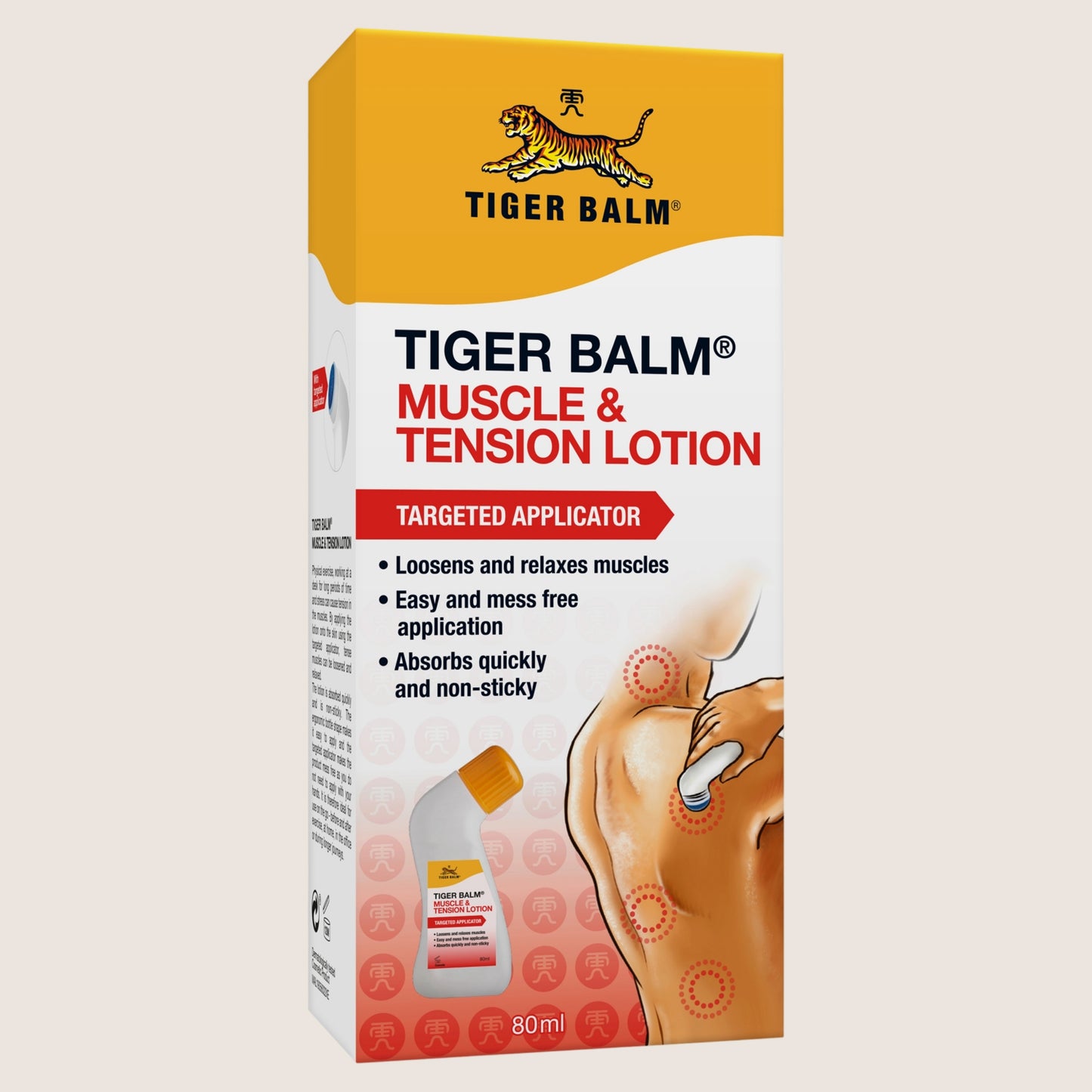 Tiger Balm Muscle & Tension Lotion (), with No Mess Applicator, for Muscle Tension, Loosens & Relaxes Muscles to Aid Pain Relief