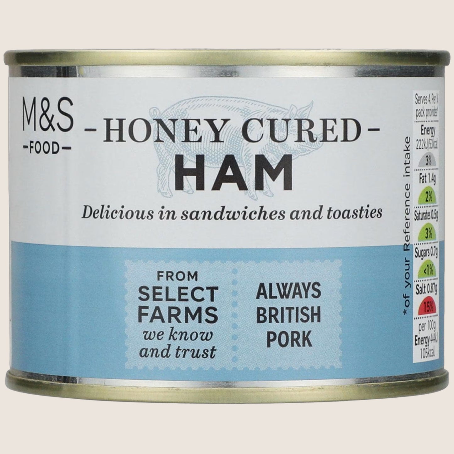 M&S Honey Cured Ham 200 g