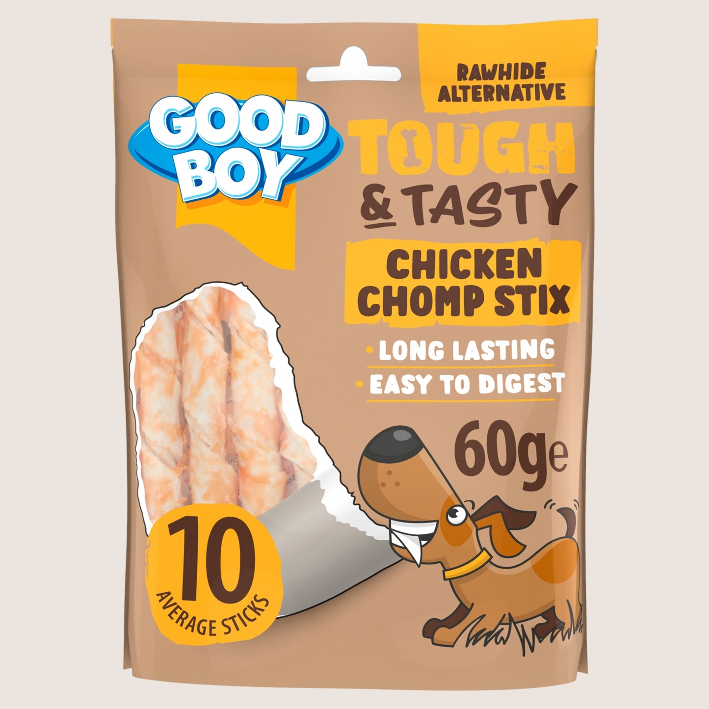 Good Boy Tough & Tasty Chicken Chomp Stix Nutritionally Complete 60g