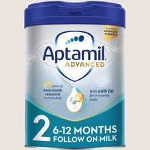 Aptamil Advanced 2 Follow On Baby Milk Formula Powder, 6-12 Months Gentle Formula 800g