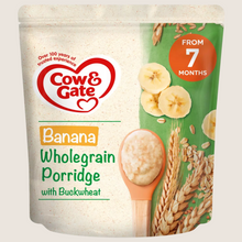 Cow & Gate Banana Wholegrain Porridge Baby Cereal Gentle Formula 200g