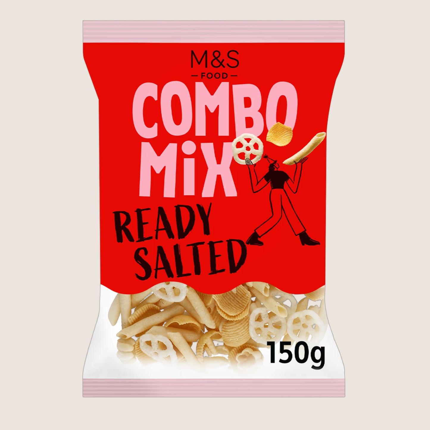M&S Ready Salted Combo Mix 150 g