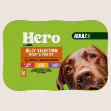 Hero by ASDA Hero Adult Dog Jelly Selection Meaty & Poultry Complete Nutrition 6 x 400g
