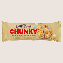 The Bakehouse Chunky Choc, Caramel & Pretzel Cookies Free From Artificial Additives 220 g