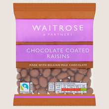 Waitrose Chocolate Coated Raisins Pure Indulgence 135G