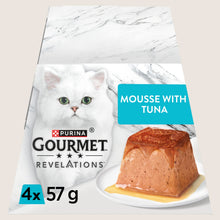 Gourmet GOURMET Revelations Mousse Tuna Wet Cat Food With Taurine 4x57g
