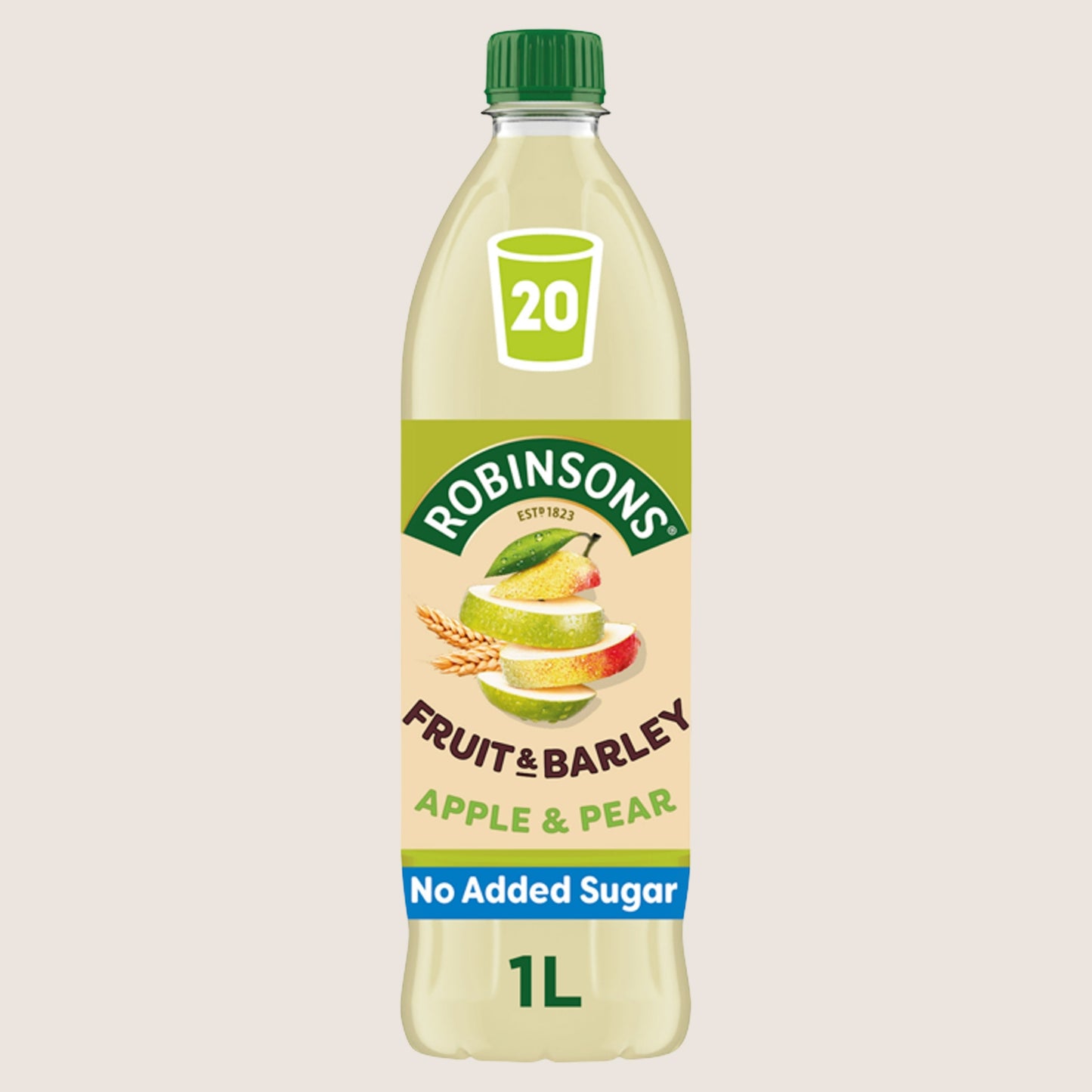 Robinsons Fruit & Barley with Vitamins Apple & Pear Squash No Added Sugar 1L
