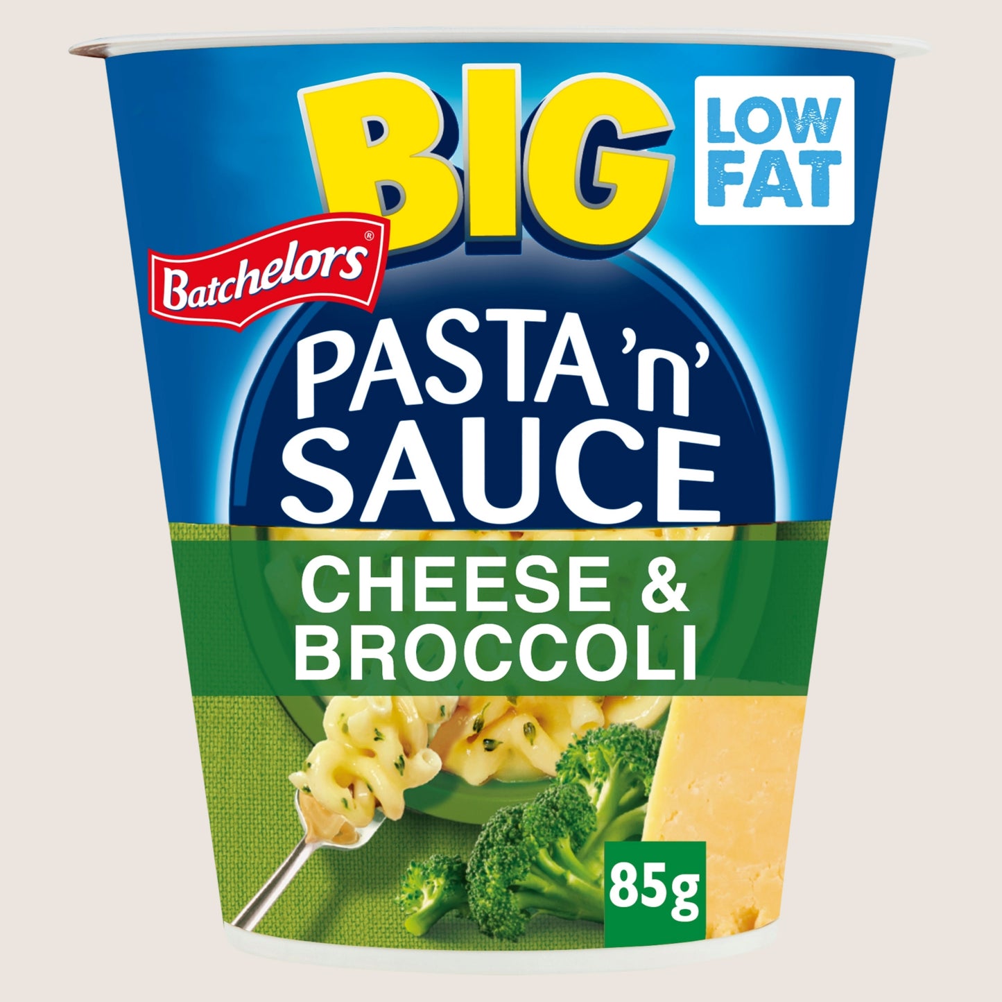 Batchelors Big Pasta 'n' Sauce Cheese & Broccoli Instant Pot No Artificial Additives 85g