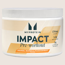 MyProtein Impact Pre-Workout Orange, Mango & Passionfruit Flavour