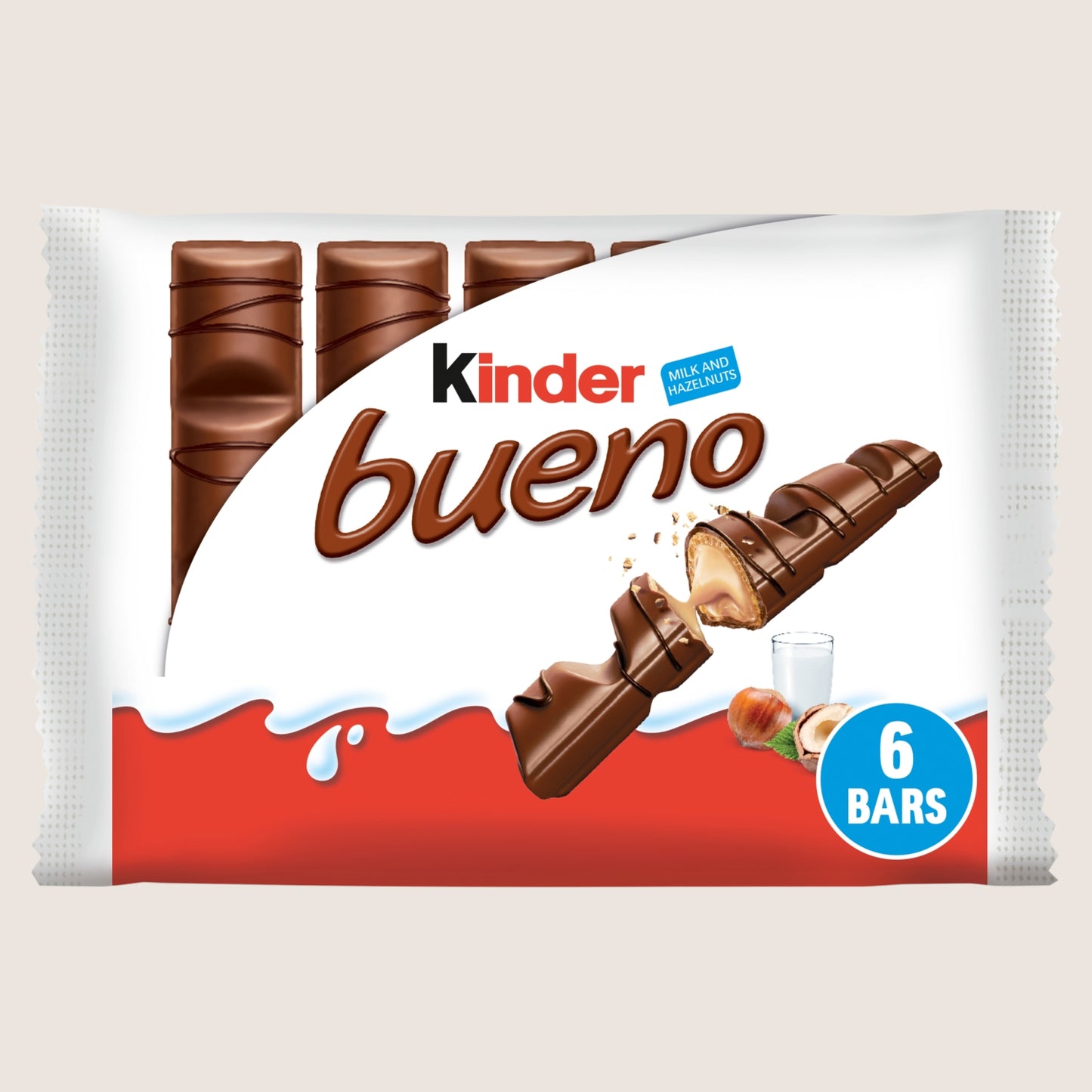Kinder Bueno Classic Milk & Hazelnuts Bueno Bars 3 Pack 3 x 43g