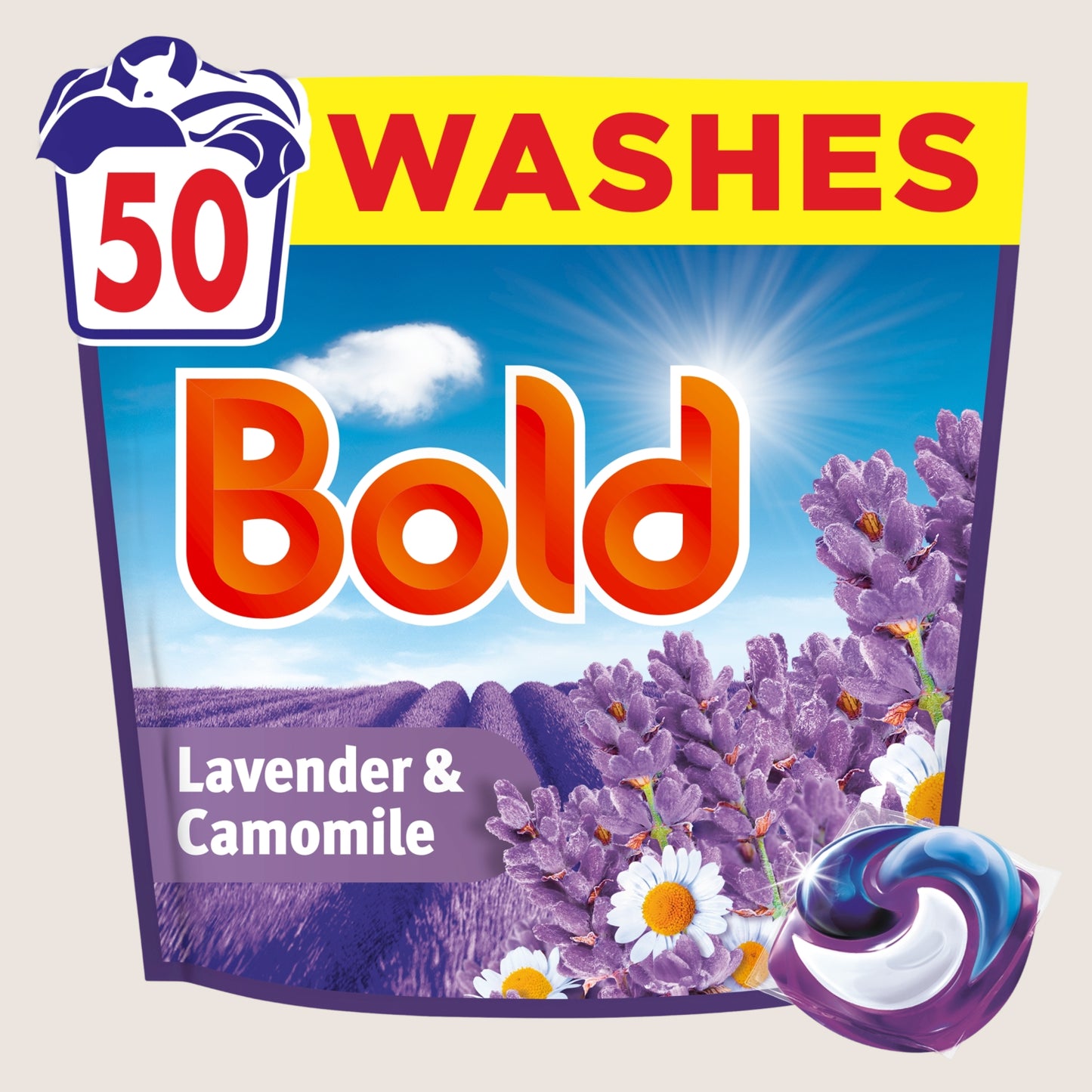 Bold PODS Washing Liquid Capsules 50 Washes