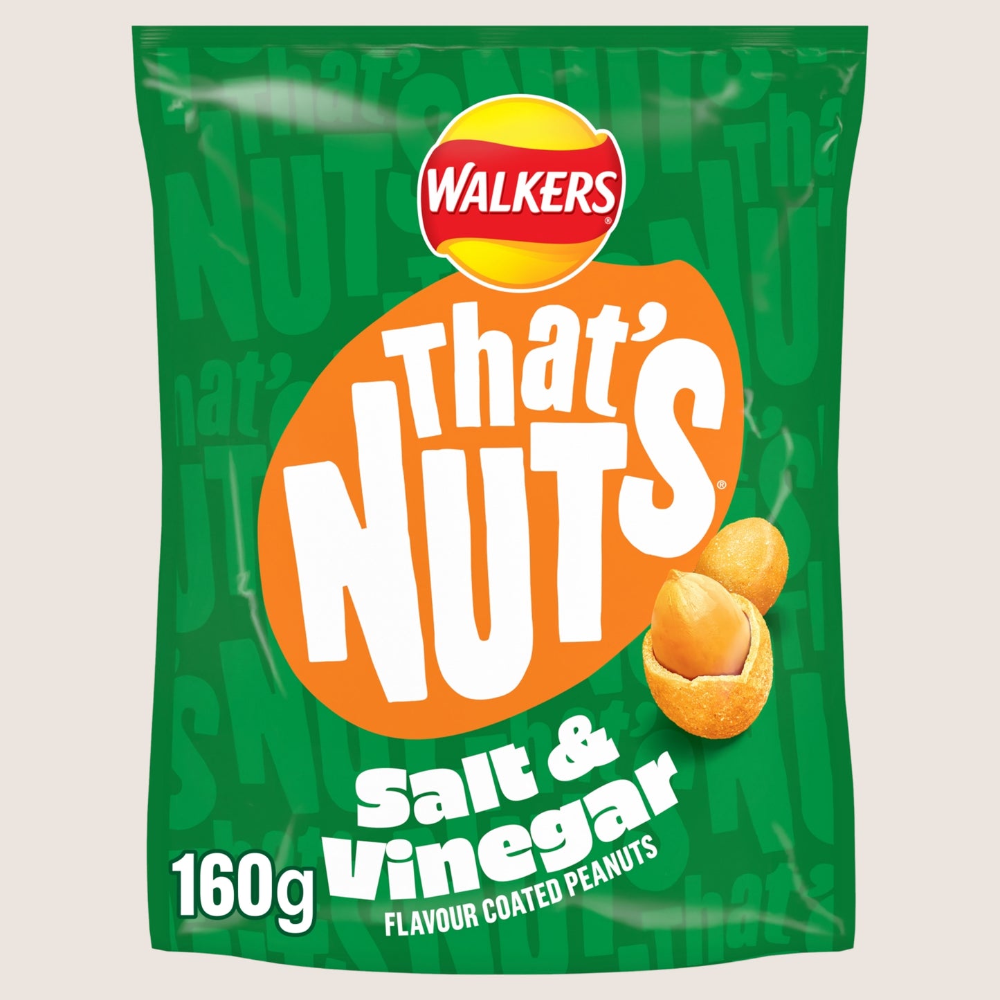 That’s Nuts Walkers Salt & Vinegar Sharing Coated Peanuts Sharing Size 160g