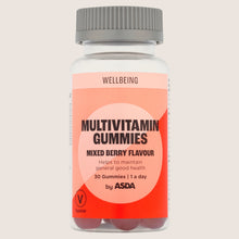 ASDA Multivitamin Gummies Mixed Berry Flavour 1 a Day 30 Gummies