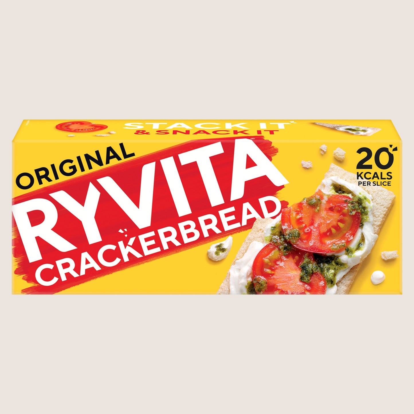 Ryvita Crackerbread Original Crackers Free From Artificial Additives 200g
